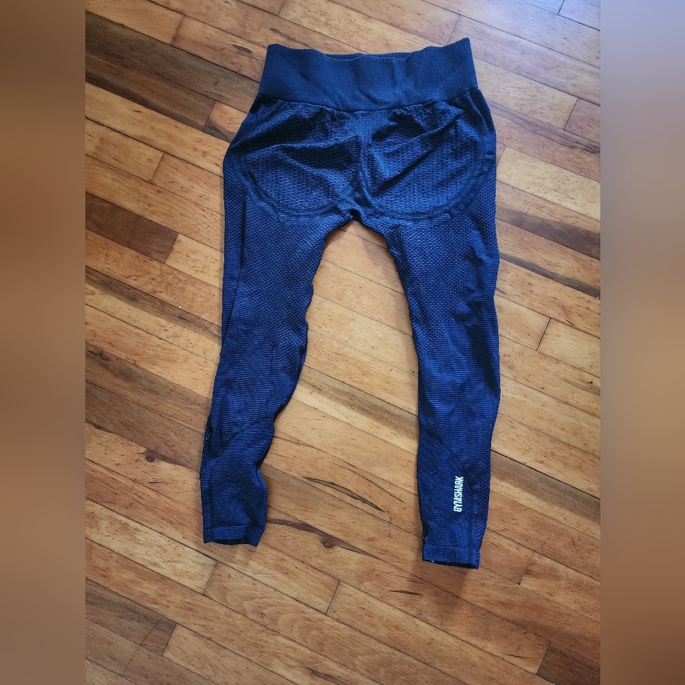 Seamless Blue Leggings Gymshark XL Women - Picture 3 of 5